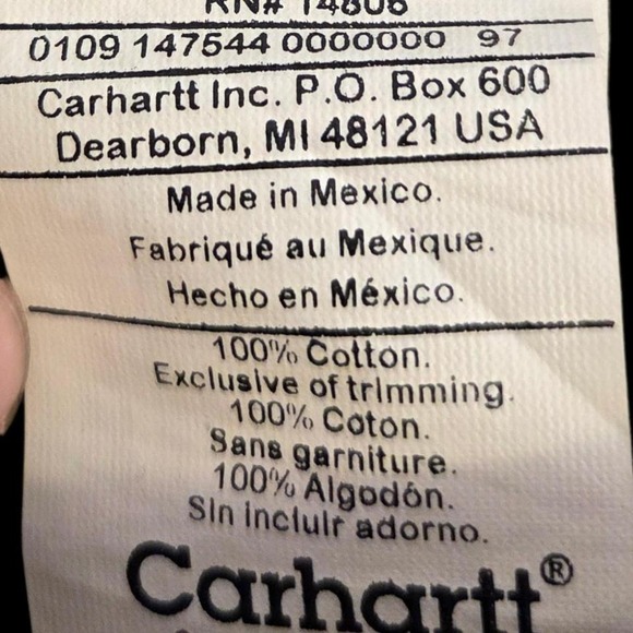 Carhartt Canvas Carpenter Shorts Womens Sz 6, 8 Inch Inseam - Picture 7 of 8